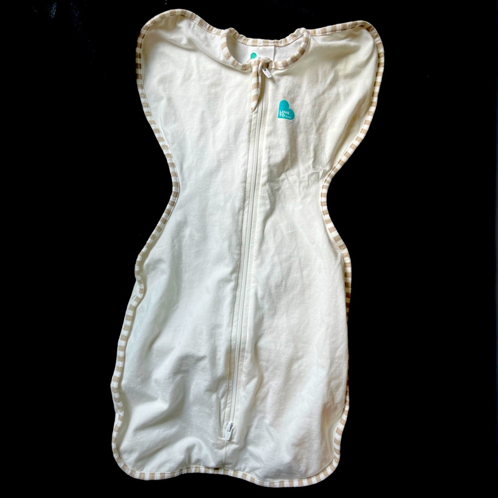 Small Organic Cotton Love to Dream Swaddle - Cream